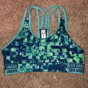 Blue Under Armour Sports Bra